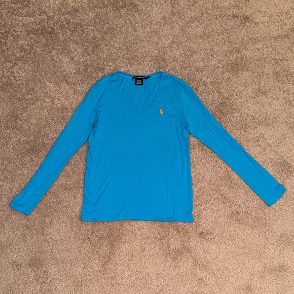 Ralph Lauren Sport Teal Women’s Top - Picture 1 of 5